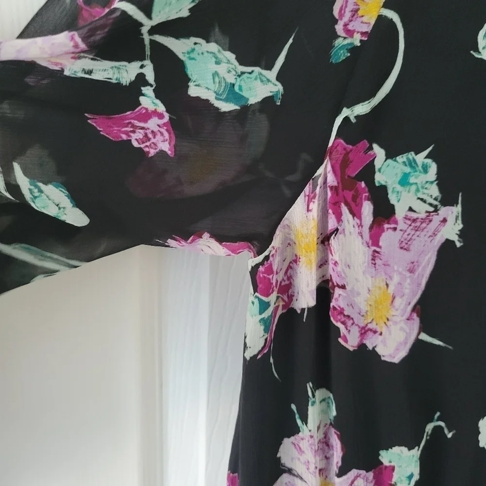 A.L.C Hollis Floral Silk Dress